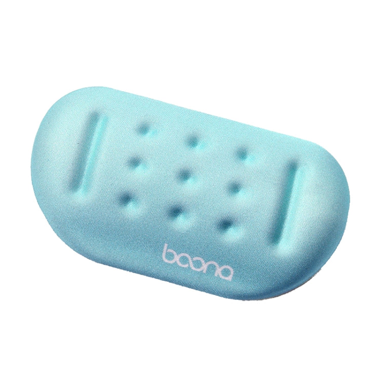 Baona Silicone Memory Cotton Wrist Pad Massage Hole Keyboard Mouse Pad, Style:, Mouse Pad (Blue), Mouse Pad (Gray), Mouse Pad (Black), Mouse Pad (Pink), Medium Keyboard Rest (Blue), Medium Keyboard Rest (Gray), Medium Keyboard Rest (Black)...
