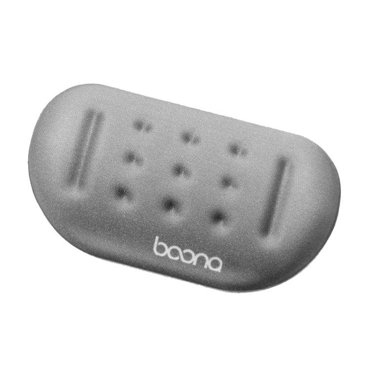 Baona Silicone Memory Cotton Wrist Pad Massage Hole Keyboard Mouse Pad, Style:, Mouse Pad (Blue), Mouse Pad (Gray), Mouse Pad (Black), Mouse Pad (Pink), Medium Keyboard Rest (Blue), Medium Keyboard Rest (Gray), Medium Keyboard Rest (Black)...