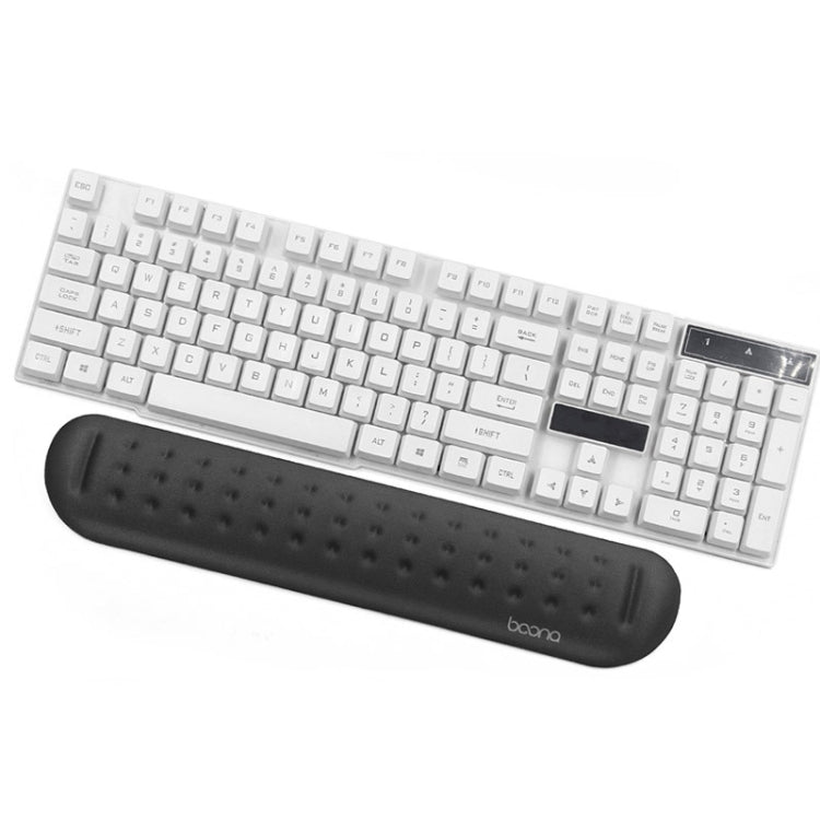 Baona Silicone Memory Cotton Wrist Pad Massage Hole Keyboard Mouse Pad, Style:, Mouse Pad (Blue), Mouse Pad (Gray), Mouse Pad (Black), Mouse Pad (Pink), Medium Keyboard Rest (Blue), Medium Keyboard Rest (Gray), Medium Keyboard Rest (Black)...