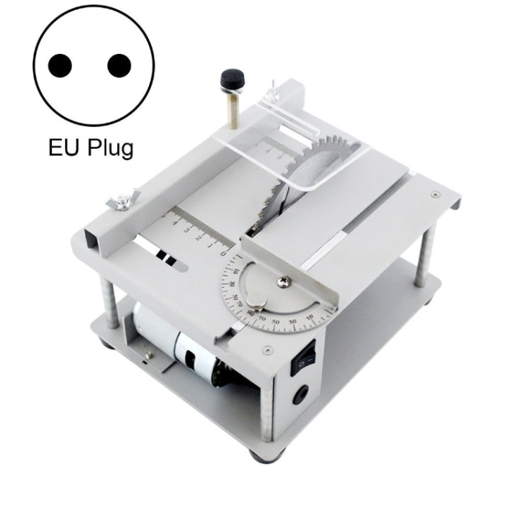 150W Miniature Precision Table Saw Mini Chainsaw Portable Woodworking Sliding Table Saw Multifunctional Cutting Machine,, US Plug, EU Plug, UK Plug, AU Plug