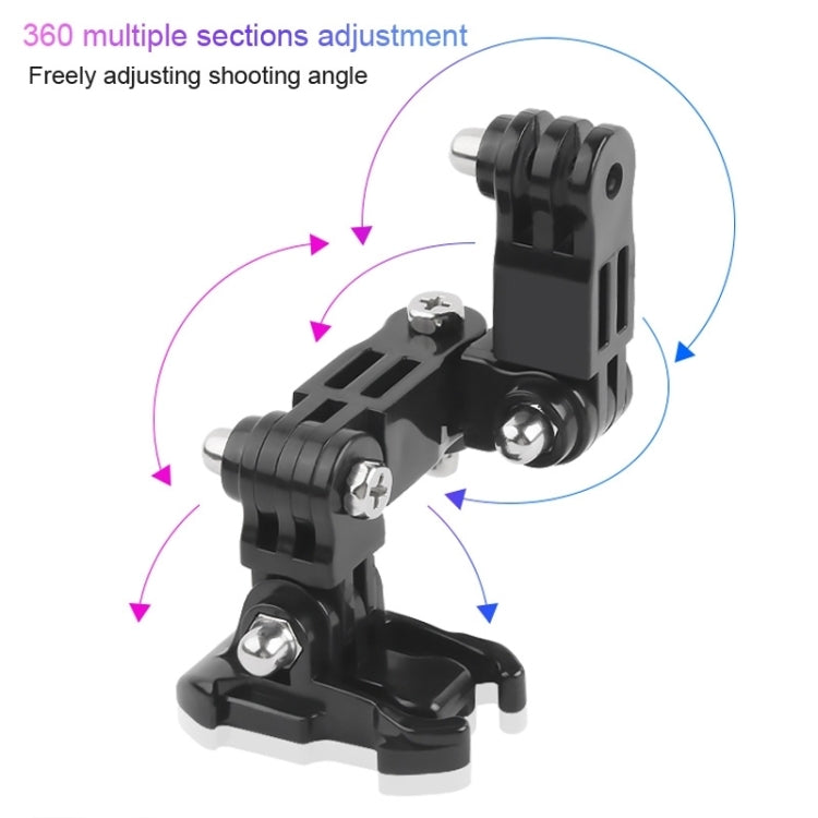 2 Set Cycling Helmet Adhesive Multi-Joint Arm Fixed Mount Set for DJI Osmo Action, GoPro HERO9 Black / HERO8 Black /7 /6 /5 /5 Session /4 Session /4 /3+ /3 /2 /1, Xiaoyi and Other Action Cameras, Style 3 Cycling Helmet Kit, Style 4 Cycling Helmet Kit...