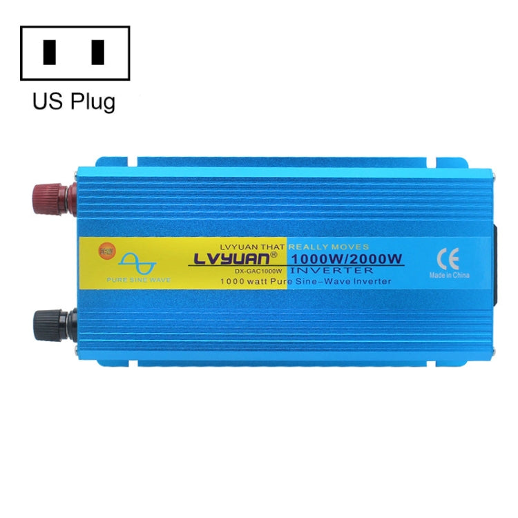 LVYUAN  2000W Car Home Pure Sine Wave Solar Inverter, 12V To 220V, 24V To 220V, 48V To 220V, 60V To 220V, 72V To 220V, 12V To 220V EU Plug, 12V To 220V UK Plug, 12V To 220V AU Plug