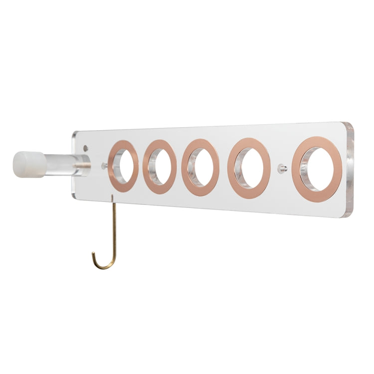 JD01 Punch-Free Hange Acrylic Hair Dryer Storage Bracket For Dyson Hair Dryer, JD01 (Black), JD01 (Transparent)