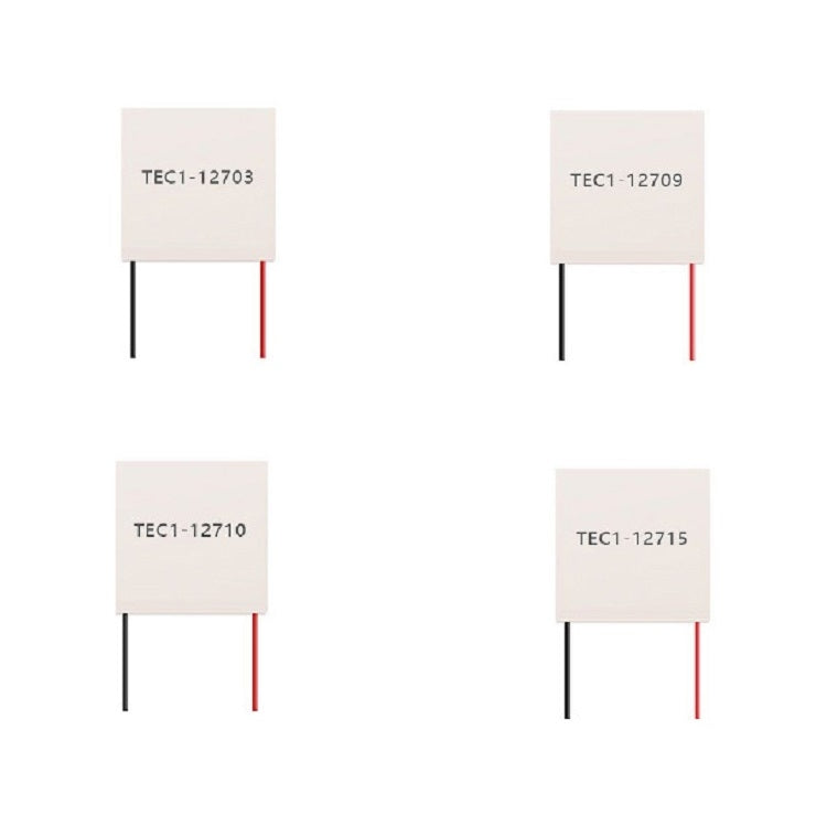 Thermoelectric Cooler Peltier Element Module, TEC1-12703 40x40x4mm, TEC1-12709, TEC1-12710, TEC1-12715