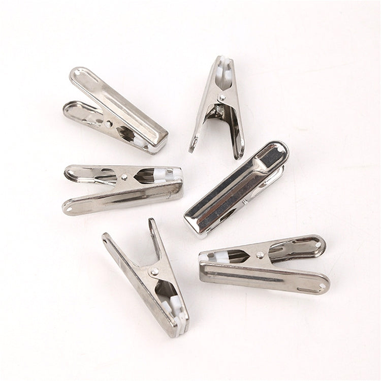 20 PCS Multifunctional Stainless Steel  Laundry Folder Peg Clothes Storage Clip, Clothes Storage Clip