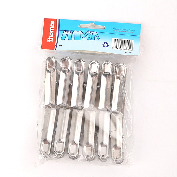 20 PCS Multifunctional Stainless Steel  Laundry Folder Peg Clothes Storage Clip, Clothes Storage Clip