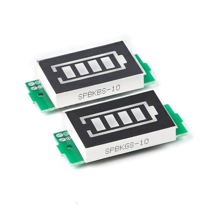 Lithium Battery Fuel Gauge Display Module, Green, Blue