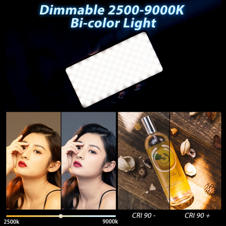 Ulanzi VIJIM VL200 200 LEDs 2500-9000K Dual Color Temperature Fill Light, VIJIM VL200