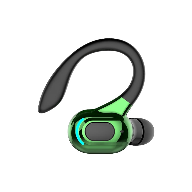 F8 Bluetooth 5.1 Ear-Mounted Stereo Wireless Sports Earphone, Single Earphone (Black), Single Earphone (White), Single Earphone (Black+Red), Single Earphone (Black+Blue), Single Earphone (Black+Green)