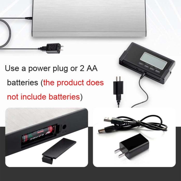 Wireless Transmission Split Scale Electronic Scale Portable Express Scale Animal Scale,CN Plug, 180kg / 0.1kg