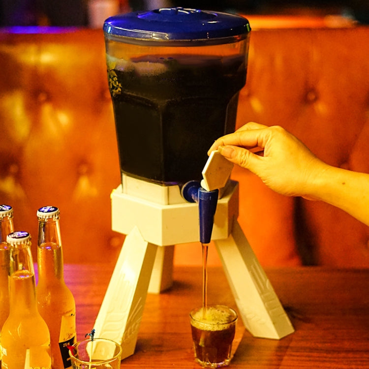 3L Wine Cannon Bar Beer Barrel With Faucet Coke Barrel Container, Coke Barrel Container( Blue), Coke Barrel Container(White), Coke Barrel Container( Green)