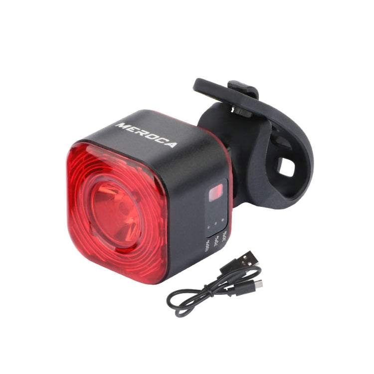 MEROCA XC02 Smart Light-Sensitive Brake Induction Taillight, Cushion Mounting, Pipe Mounting