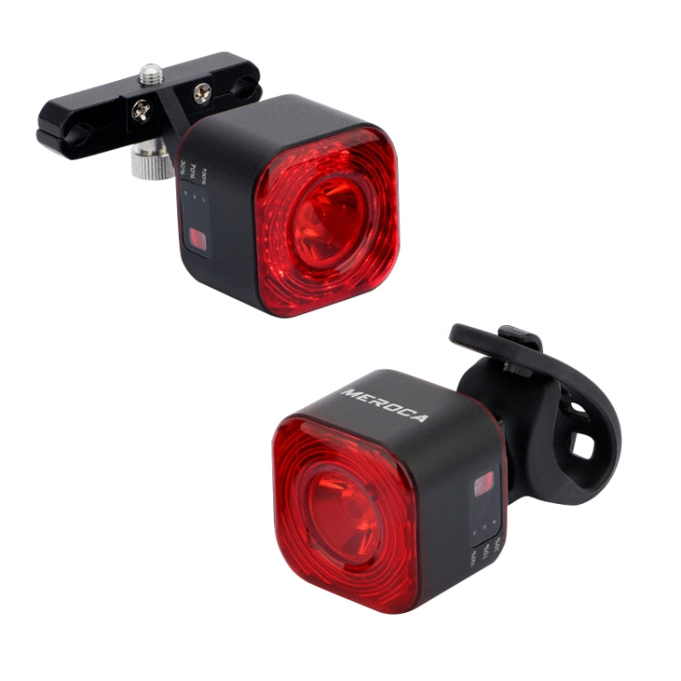 MEROCA XC02 Smart Light-Sensitive Brake Induction Taillight, Cushion Mounting, Pipe Mounting