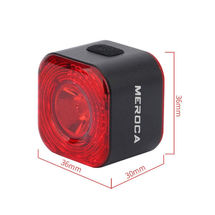MEROCA XC02 Smart Light-Sensitive Brake Induction Taillight, Cushion Mounting, Pipe Mounting