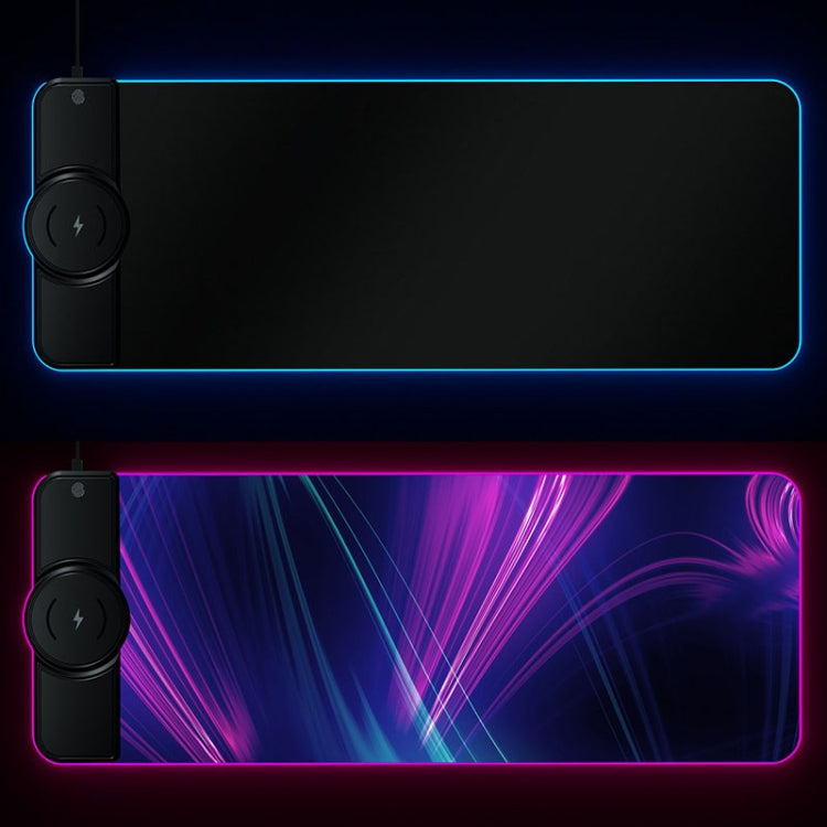 K9186 Multifunctional RGB Lighting Mouse Pad With Wireless Charger
