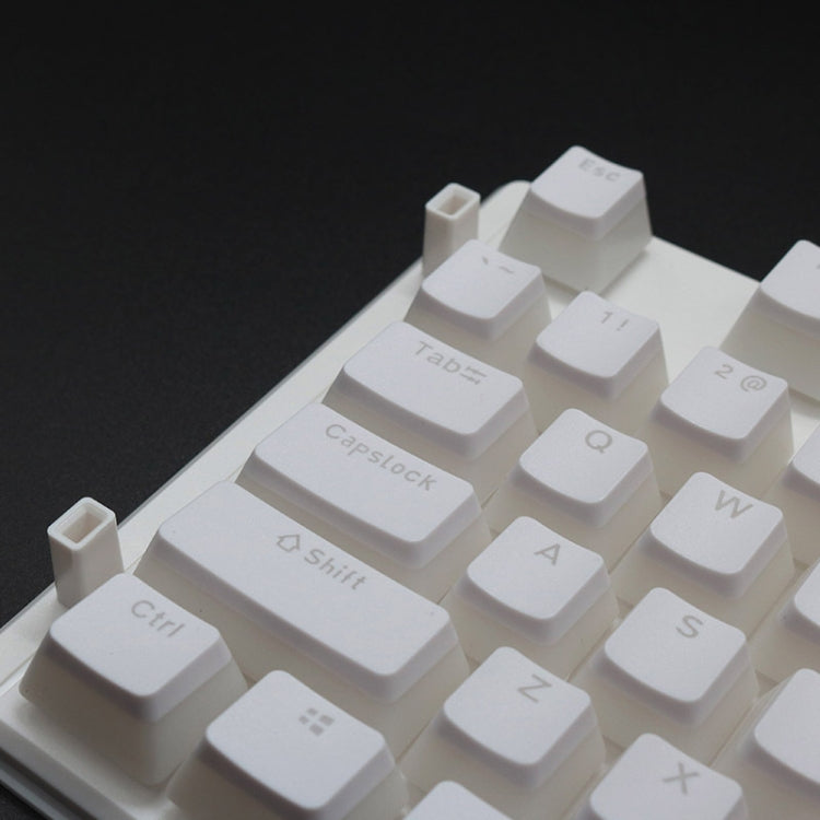 Pudding Double-layer Two-color 108-key Mechanical Translucent Keycap, White, Black, Gray, Sky Blue, Lemon Yellow, Violet, Orange, Apple Green, Red, Cheese Green, Dark Blue, Dark Coffee, Cyan, Light Coffee, Pink