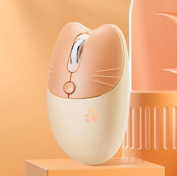 M3 3 Keys Cute Silent Laptop Wireless Mouse, Spec:, Wireless Version (Vitality Pink), Wireless Version (Milk Tea), Bluetooth Wireless Version (Milk Tea), Bluetooth Wireless Version (Pink), Bluetooth Wireless Version (Red)...