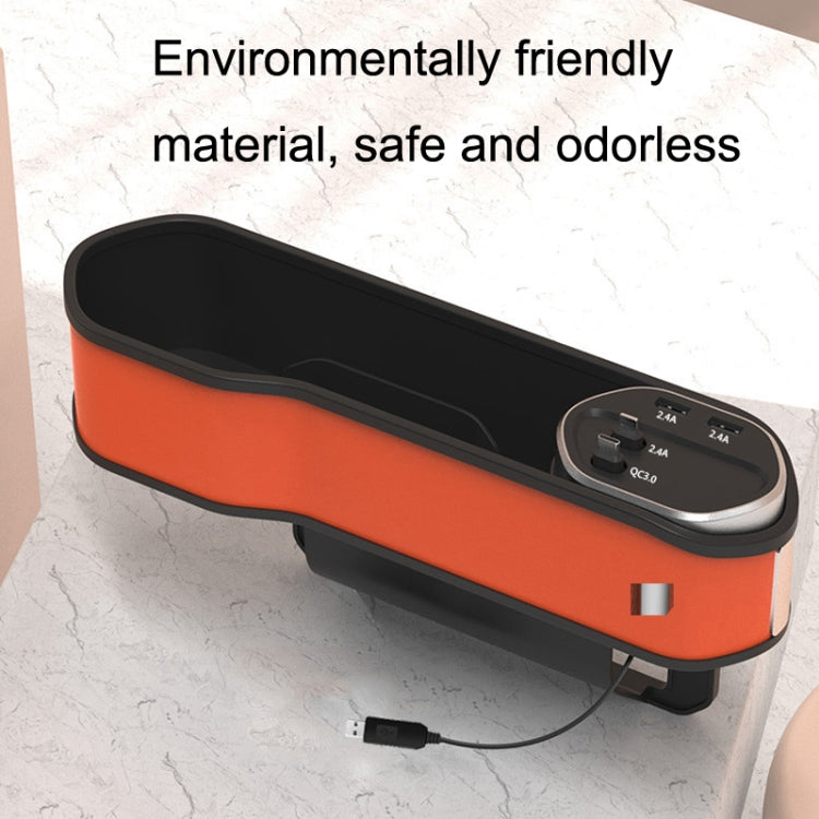 Multifunctional Car Seat Slot Storage Box, Style:, USB With Wireless Charge Type, USB Without Wireless Charge Type, Storage Type