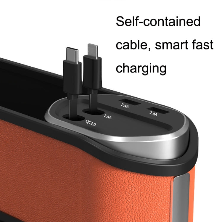 Multifunctional Car Seat Slot Storage Box, Style:, USB With Wireless Charge Type, USB Without Wireless Charge Type, Storage Type