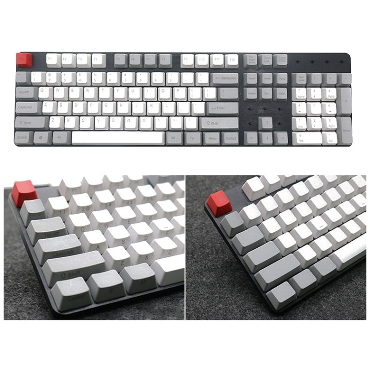 Mechanical Keyboard Laser PBT Keycap, Wang ZiRu Front Words, Wang ZiRu Side Words, Wang ZiRu No Words, Titanium Black Front Words, Light Gray No Words, Light Gray Front Words