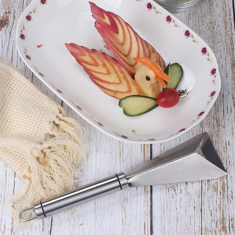 Household Stainless Steel Fruit Carving Knife Shaper Flower-shaped Vegetable Cutter, Carving Knife