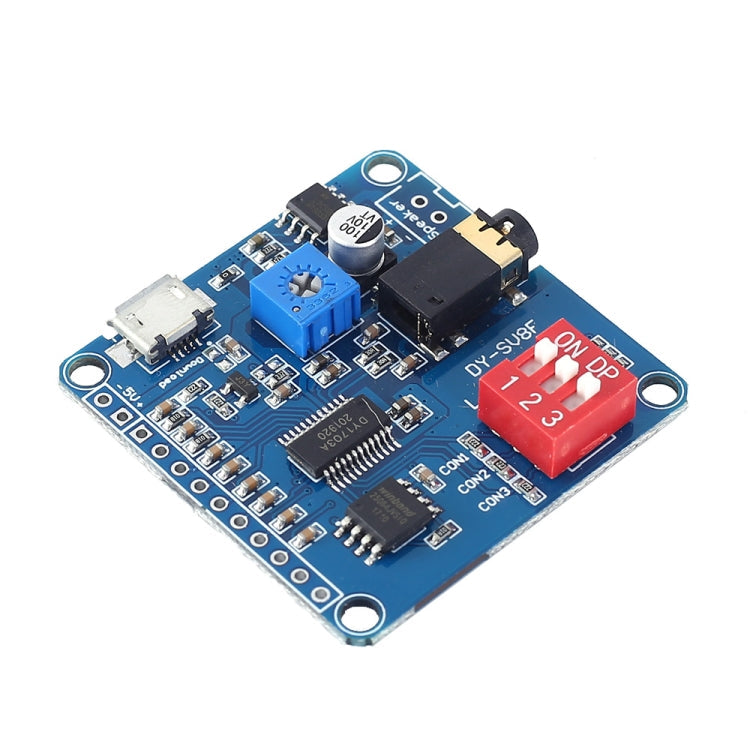 MP3 Voice Play Broadcast Module Chip Serial Port Control USB Download With 8M Storage Play Board