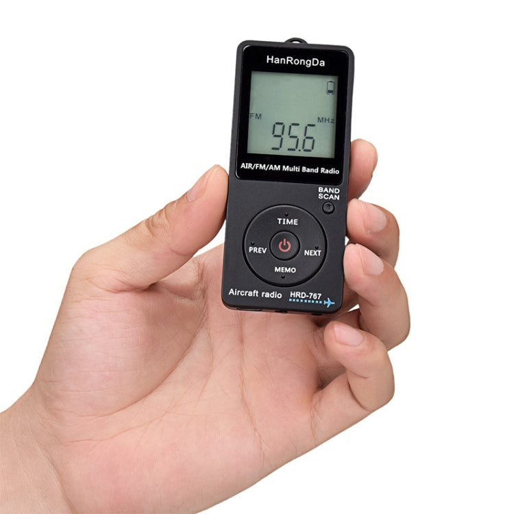 Mini Aviation Band Radio Can Set Automatic Shutdown FM, AM, AIR Radio