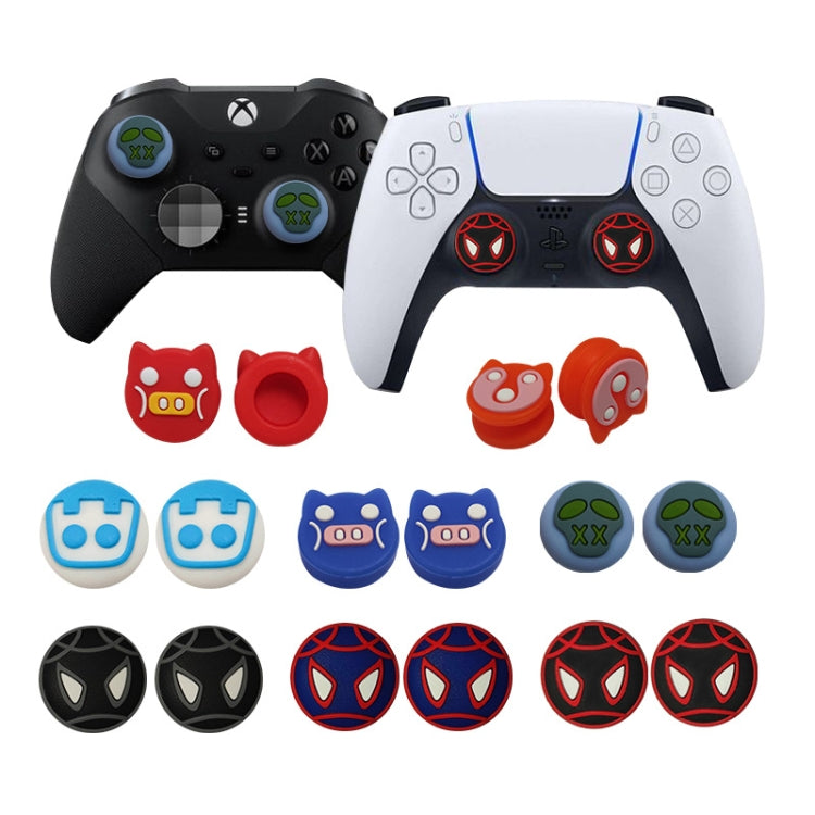 2 Sets ToyiLuya Rocker Protection Cap Left and Right Handle Silicone Anti-Slip Caps for PS4/PS5