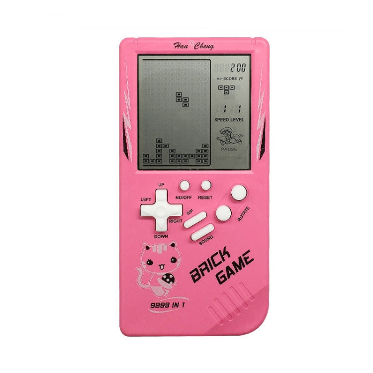 Large Screen Retro Children Handheld Game Console, Blue, Pink, Yellow, Green