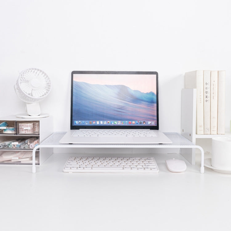 Computer Elevated Rack Monitor Bracket Storage Rack,Style:, Lengthen Single Layer