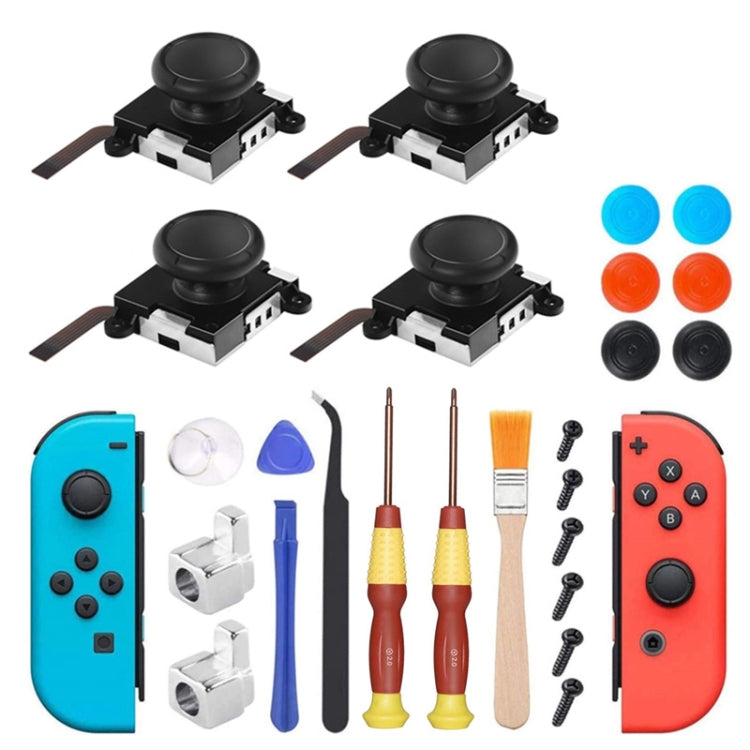 Joy-Con 3D Joystick Repair Screwdriver Set Gamepads Disassembly Tool For Nintendo Switch, 5 In 1, 6 In 1, 10 In 1, 11 In 1, 12 In 1, 15 In 1, 16 In 1, 17 In 1, 18 In 1, 20 In 1, 21 In 1, 22 In 1, 23 In 1, 25 In 1, 27 In 1