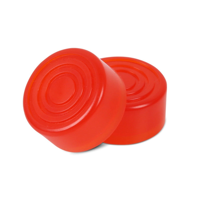 10 PCS JT1808 Electric Guitar Tuner Pedal Cap, Yellow, Red, Purple, Green, Orange, Deep Blue, Light Blue, Black