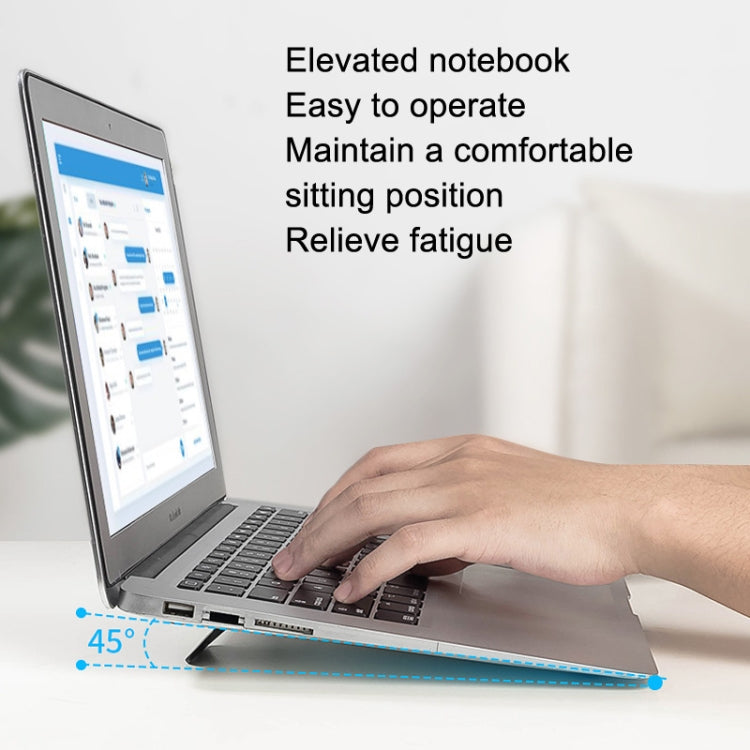 Portable Folding Notebook Computer ABS Bracket, ABS Black, ABS White