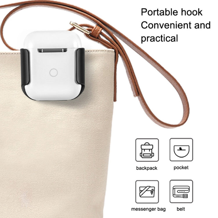 10 PCS Portable Headset Waist Hanging Protective Cover, Suitable For AirPods 2, Waist Hanging White, Waist Hanging Pink, Waist Hanging Red, Waist Hanging Black, Waist Hanging Navy, Waist Hanging Gray