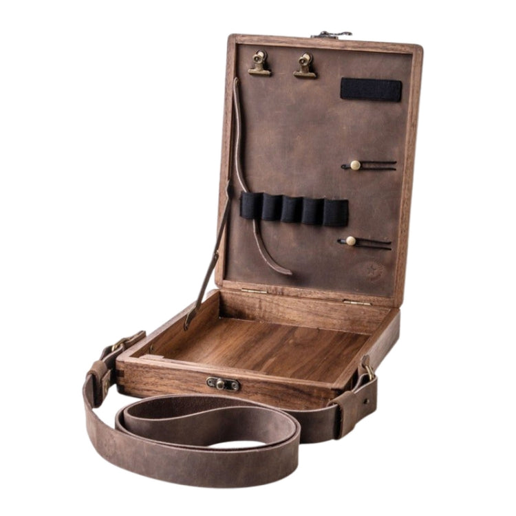 Multifunctional Artist Writer Brush Tool Storage Wooden Box, Wooden Bo ...