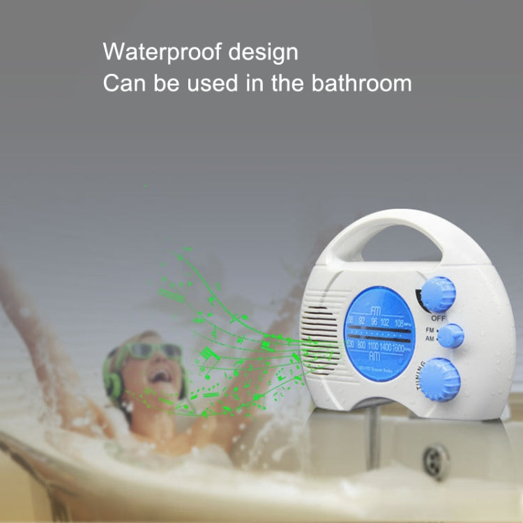 SY-910 AM/FM Two Waves Radio IPX4 Waterproof Portable Radio, SY-910