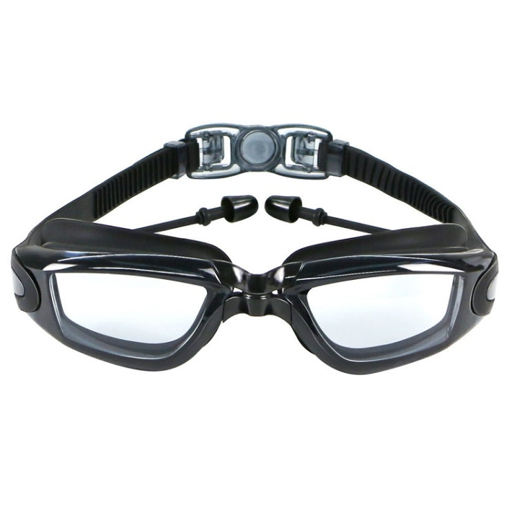 HAIZID HD Anti-fog Waterproof Myopia Swimming Goggles, Optical Black, Optical Blue, Optical Pink, Optical Gray, Plating Black, Plating Gray, Plating Blue, Plating Pink, Myopia 150 Degrees, Myopia 200 Degrees, Myopia 250 Degrees, Myopia 300 Degrees...
