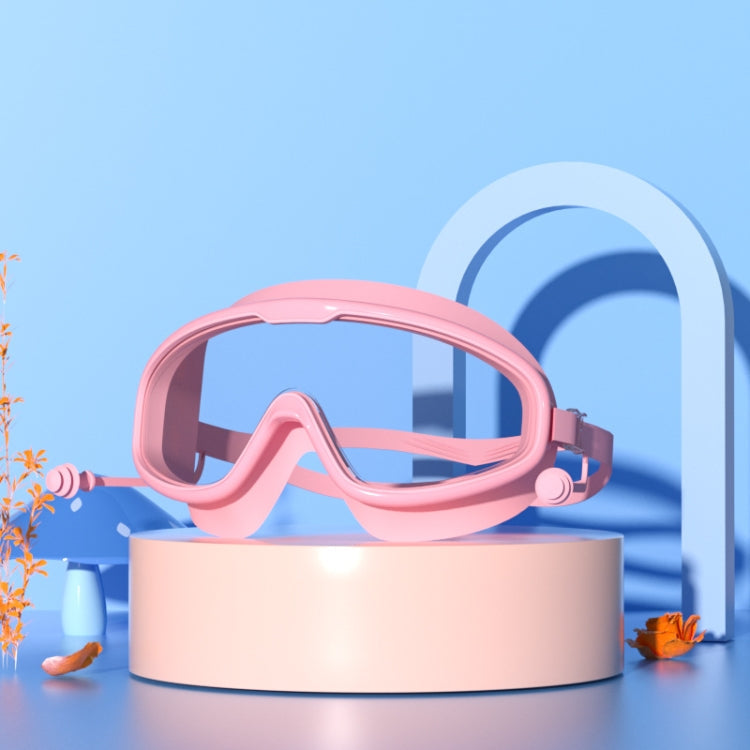 Large Frame Waterproof and Anti-fog HD Transparent Children Swimming Goggles, HD Transparent Swimming Goggles(White), HD Transparent Swimming Goggles(Pink), HD Transparent Swimming Goggles(Blue Yellow), HD Transparent Swimming Goggles(Blue White)...