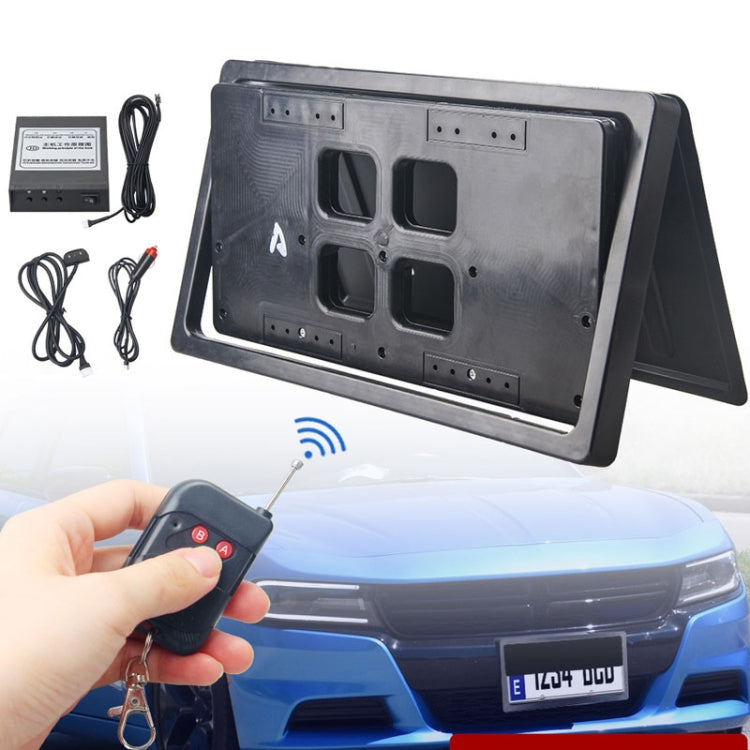 US Standard Car Flip Retractable License Plate Holder Hidden Shutter Cover License Plate Holder, US Standard Flip Retractable