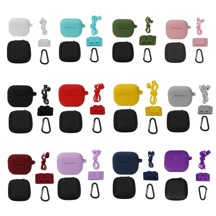 Bluetooth Earphone Silicone Cover Set For AirPods 3, 5 PCS/Set White, 5 PCS/Set Mint Green, 5 PCS/Set Grass Green, 5 PCS/Set Pink, 5 PCS/Set Black, 5 PCS/Set Red, 5 PCS/Set Yellow, 5 PCS/Set Gray, 5 PCS/Set Wine Red, 5 PCS/Set Light Purple...