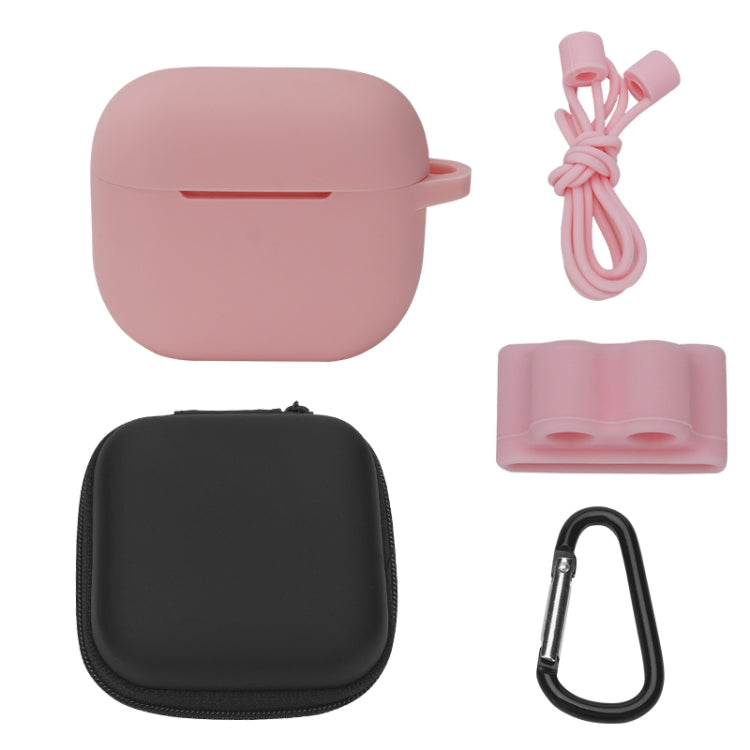 Bluetooth Earphone Silicone Cover Set For AirPods 3, 5 PCS/Set White, 5 PCS/Set Mint Green, 5 PCS/Set Grass Green, 5 PCS/Set Pink, 5 PCS/Set Black, 5 PCS/Set Red, 5 PCS/Set Yellow, 5 PCS/Set Gray, 5 PCS/Set Wine Red, 5 PCS/Set Light Purple...