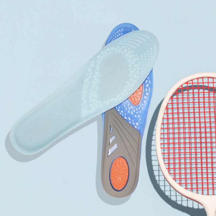 TPE GEL Sports Insole Shock-absorbing Sweat-absorbing Running Insole, Male 41-46