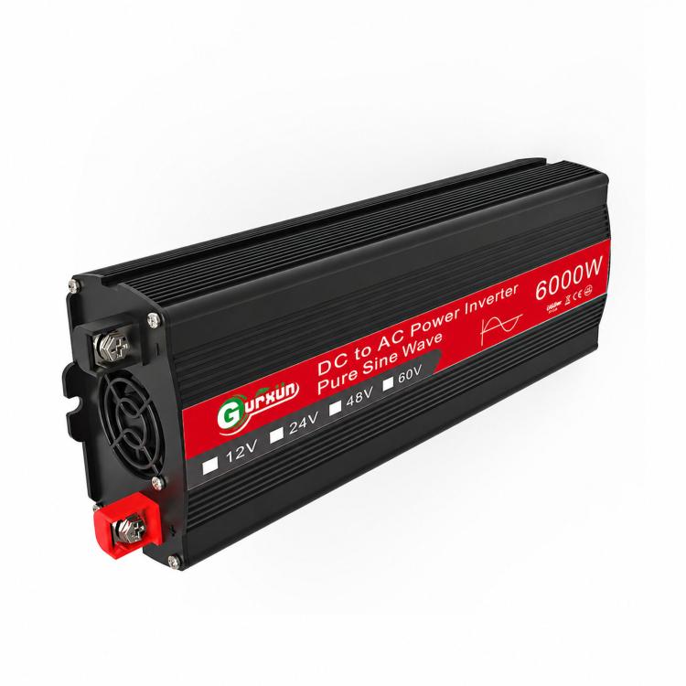Gurxun 6000W High Power Sine Wave Inverter With Single Digital Display, 6000W 48V-220V, 6000W 60V-220V, 6000W 12V-220V, 6000W 24V-220V