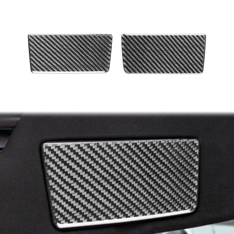 For Chevrolet Corvette C8 2pcs /Set Vanity Mirror Panel Sticker