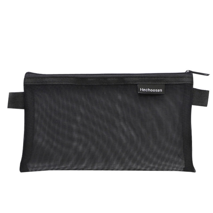 Hechooses D033 Transparent Mesh Exam Portable Pen Bag, Style:, Square (Black), Square (White), Square (Gray), Square (Pink), Square (Blue), Square (Green), Triangle (Black), Triangle (White), Triangle (Gray), Triangle (Pink), Triangle (Blue)...