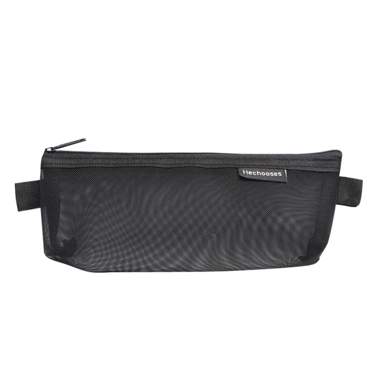 Hechooses D033 Transparent Mesh Exam Portable Pen Bag, Style:, Square (Black), Square (White), Square (Gray), Square (Pink), Square (Blue), Square (Green), Triangle (Black), Triangle (White), Triangle (Gray), Triangle (Pink), Triangle (Blue)...
