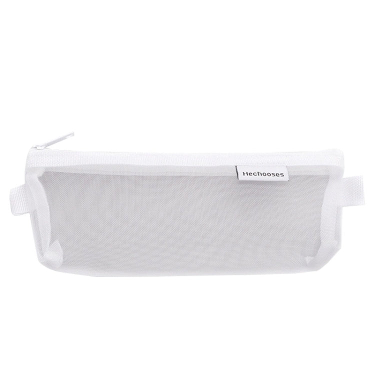 Hechooses D033 Transparent Mesh Exam Portable Pen Bag, Style:, Square (Black), Square (White), Square (Gray), Square (Pink), Square (Blue), Square (Green), Triangle (Black), Triangle (White), Triangle (Gray), Triangle (Pink), Triangle (Blue)...
