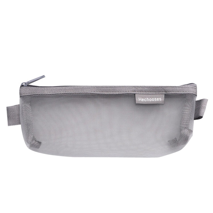 Hechooses D033 Transparent Mesh Exam Portable Pen Bag, Style:, Square (Black), Square (White), Square (Gray), Square (Pink), Square (Blue), Square (Green), Triangle (Black), Triangle (White), Triangle (Gray), Triangle (Pink), Triangle (Blue)...