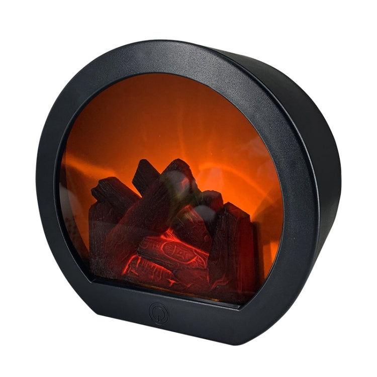Simulation Flame Touch Switch Fireplace Light Ornaments
