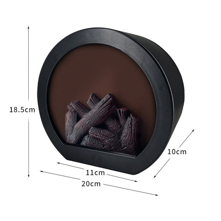 Simulation Flame Touch Switch Fireplace Light Ornaments